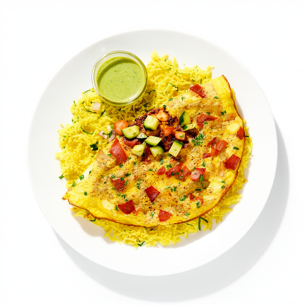 Litewska jajecznica z kiełbasą i cebulą