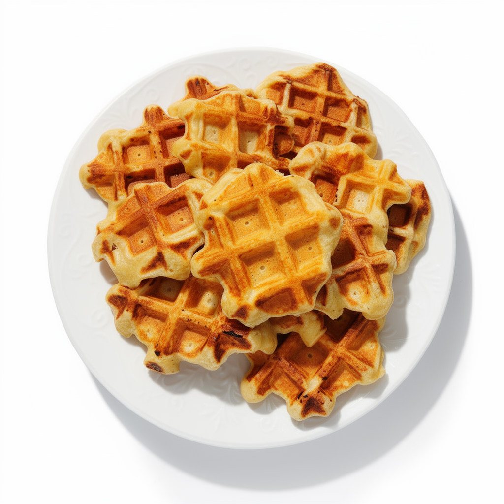 Miękkie wafle z twarogu