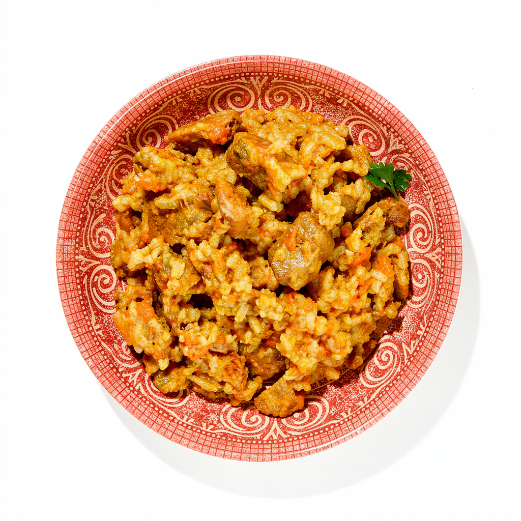 Syty Plov z Wieprzowiną