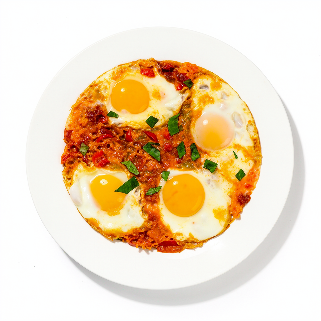 Szakszuka - izraelskie jajka w sosie pomidorowym