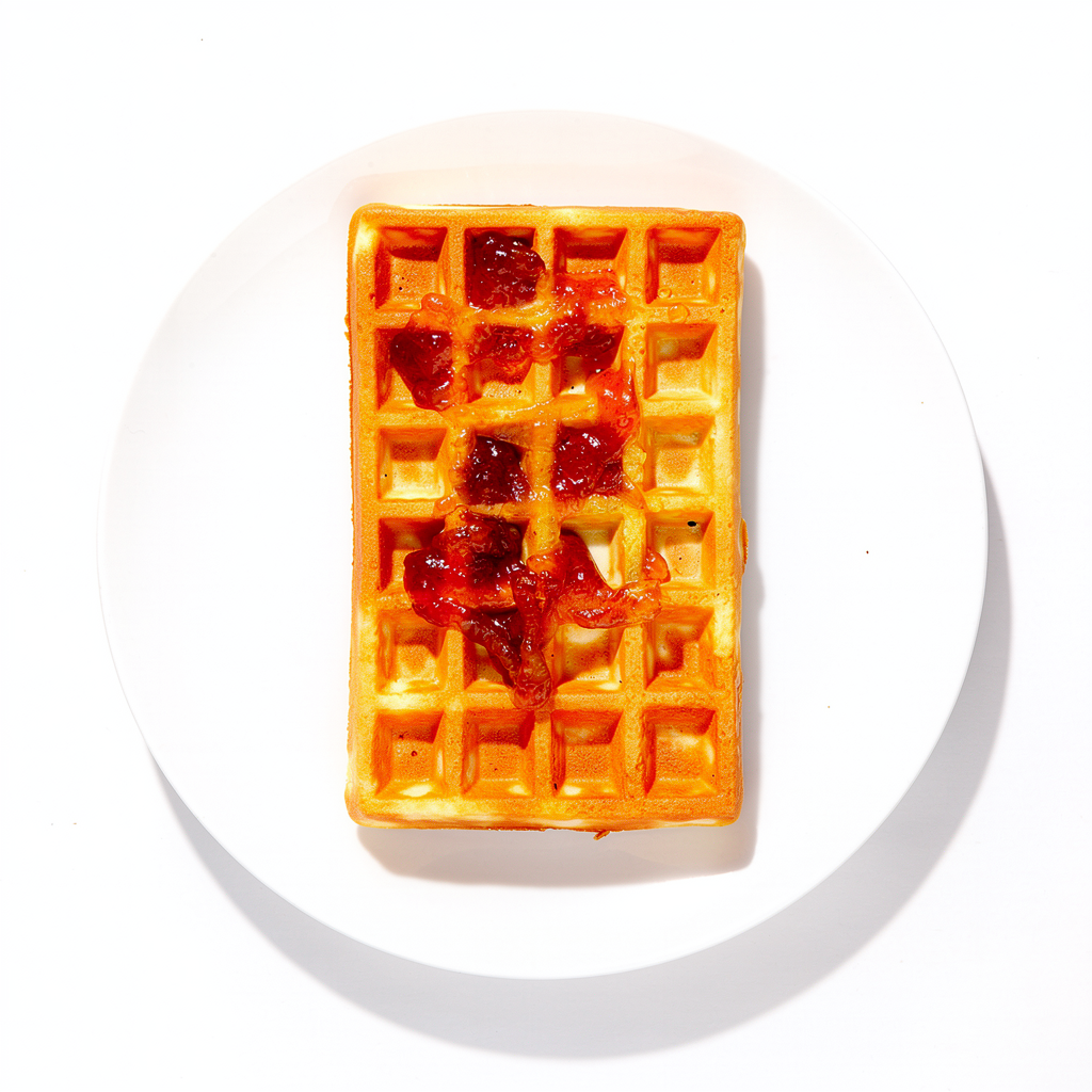 Miękkie i puszyste gofry domowe