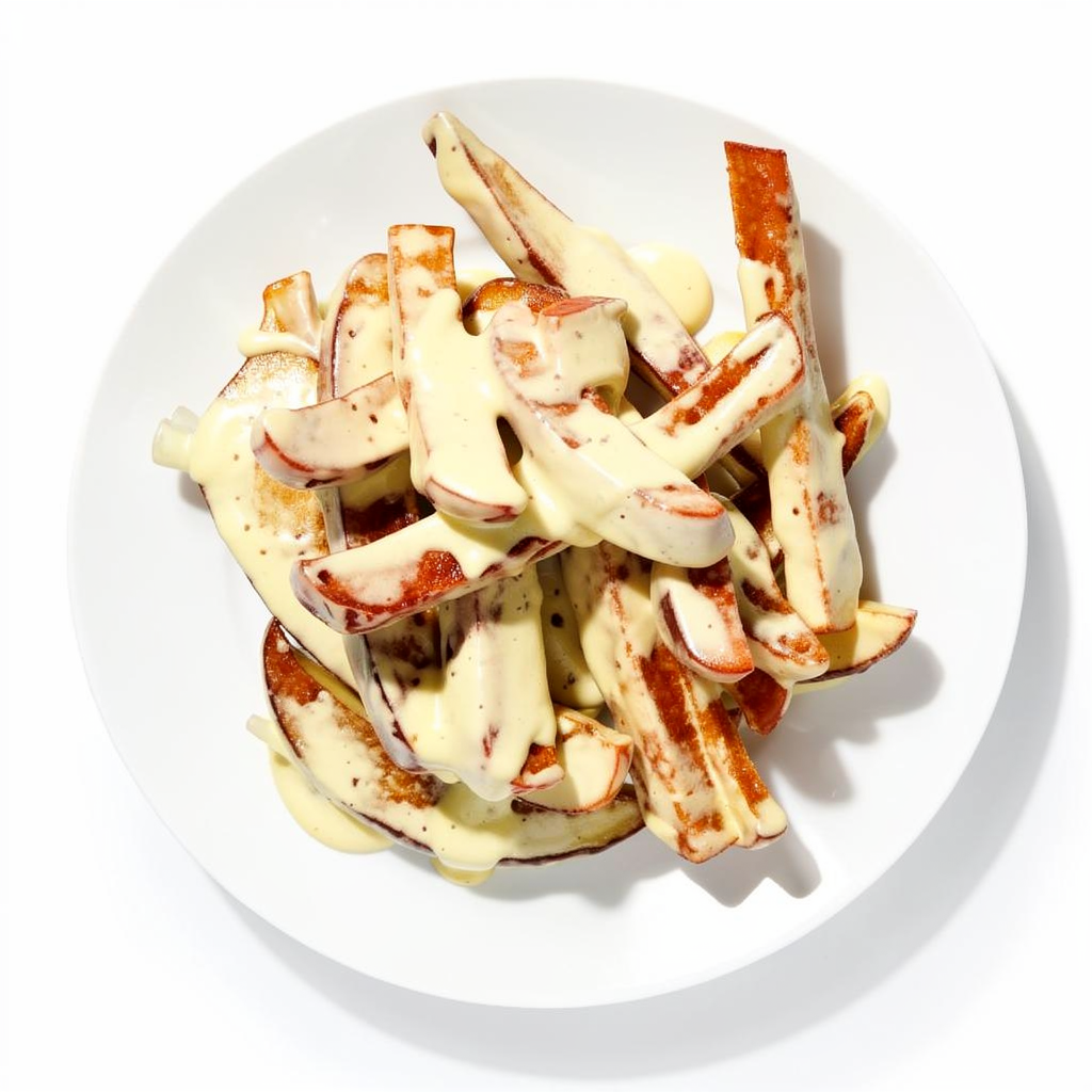 Chrupiący chlebek z serowym sosem