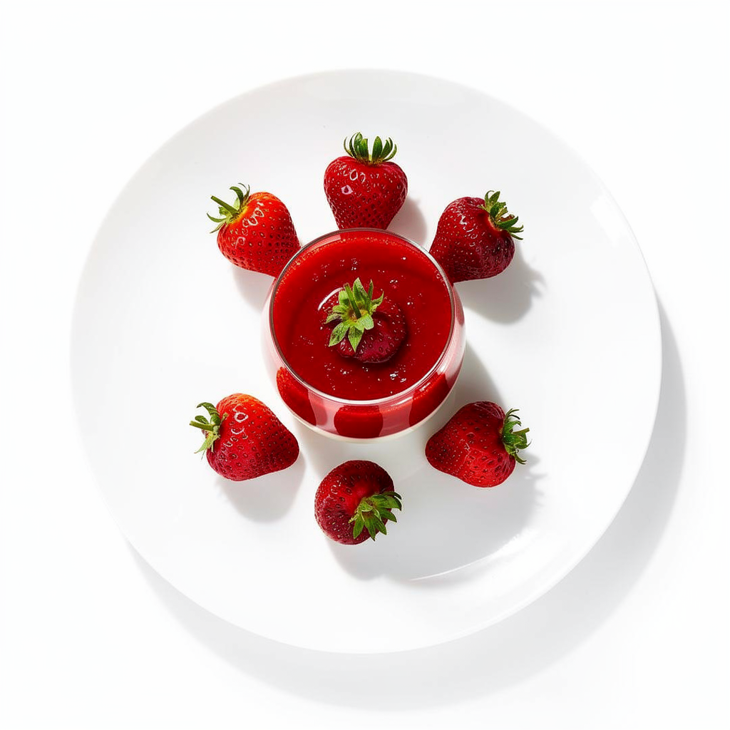 Delikatna panna cotta z truskawkami, która rozpływa się w ustach